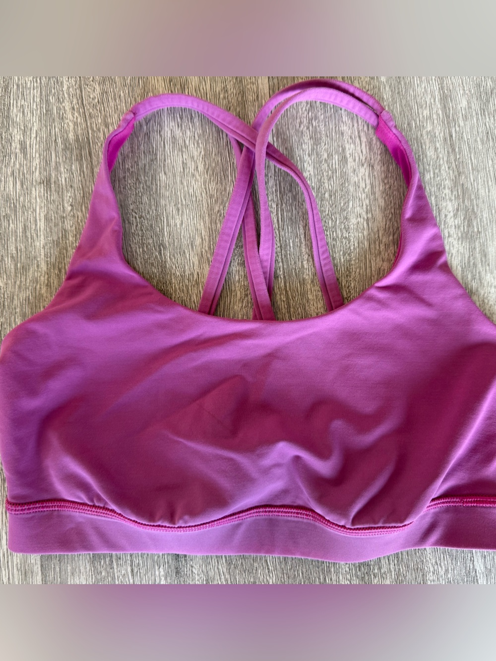 lululemon athletica Plum Strappy Low-Impact Sports Bra